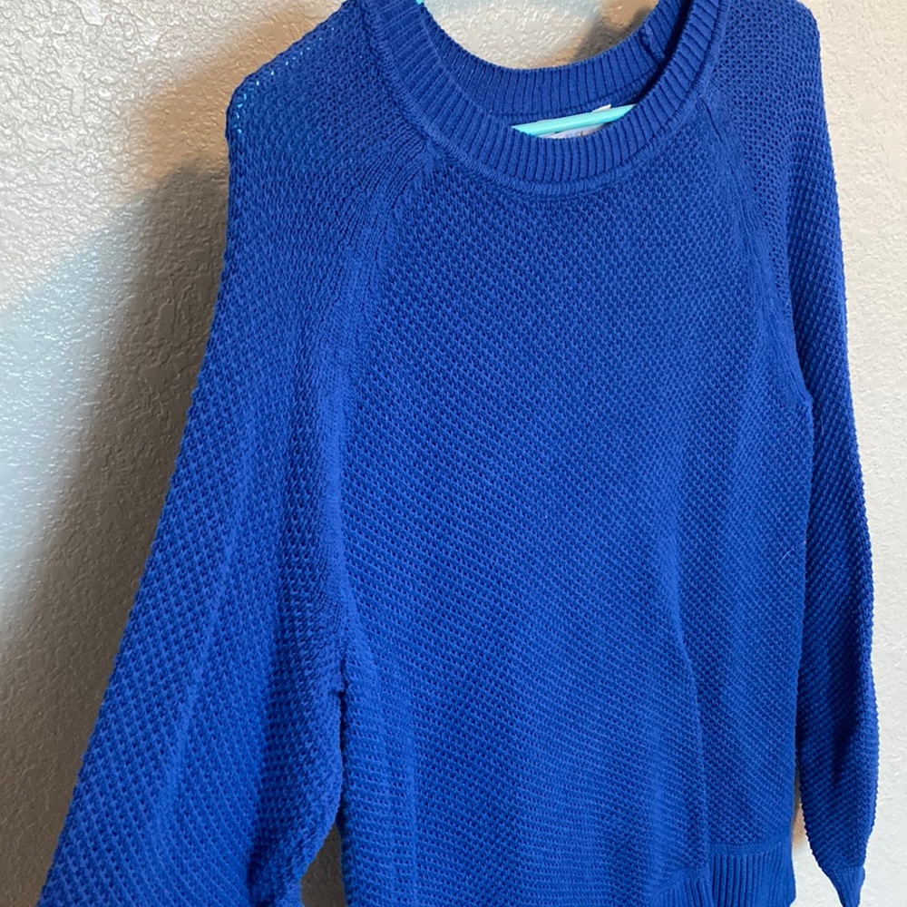 time and tru blue long sleeve
